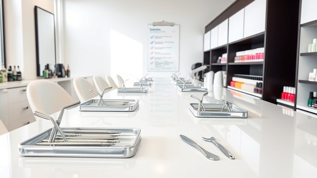 daily salon hygiene routines