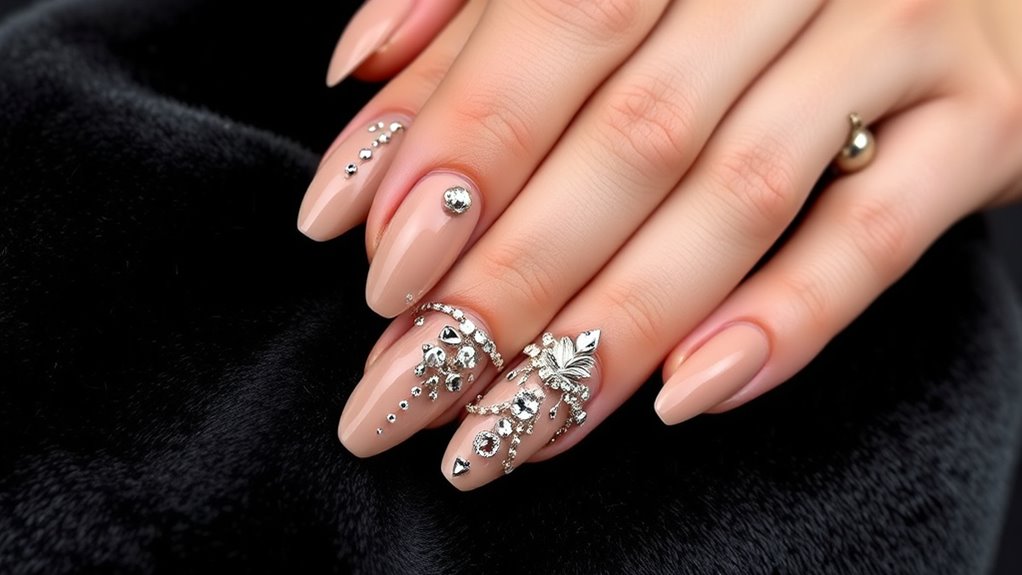 decorative nail jewelry safety
