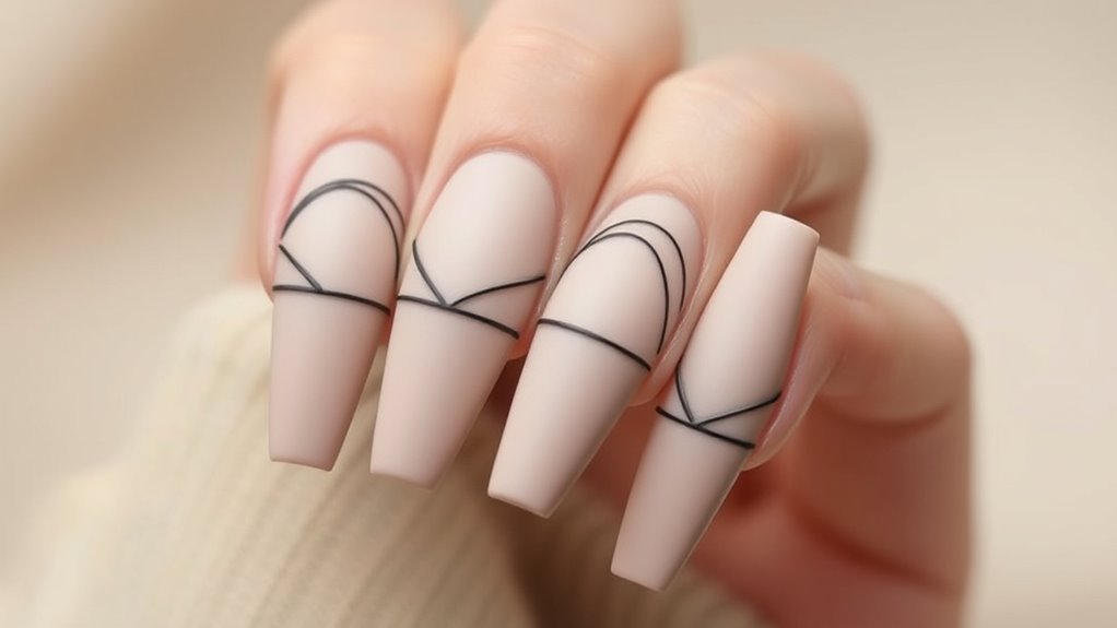 elegant minimalist negative space