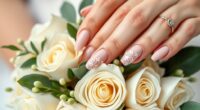 elegant wedding nail designs
