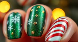 festive holiday nail designs