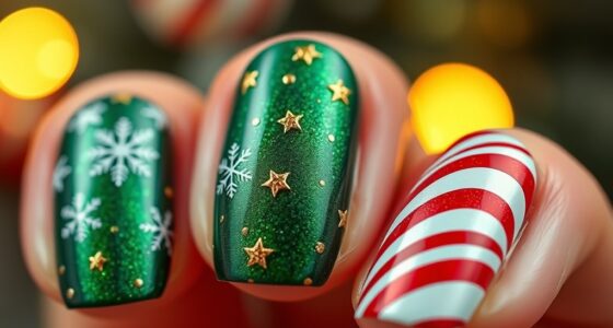 festive holiday nail designs