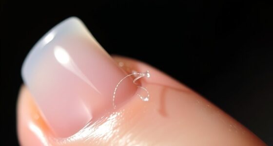 fixing lifting acrylic nails