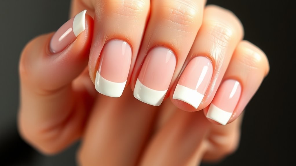 flawless dip french nails