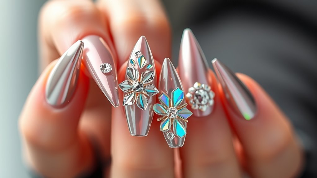 futuristic 3d bold innovative