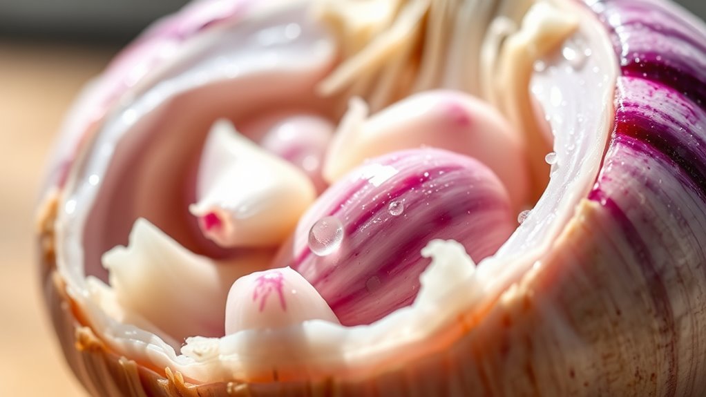 garlic application risks skin