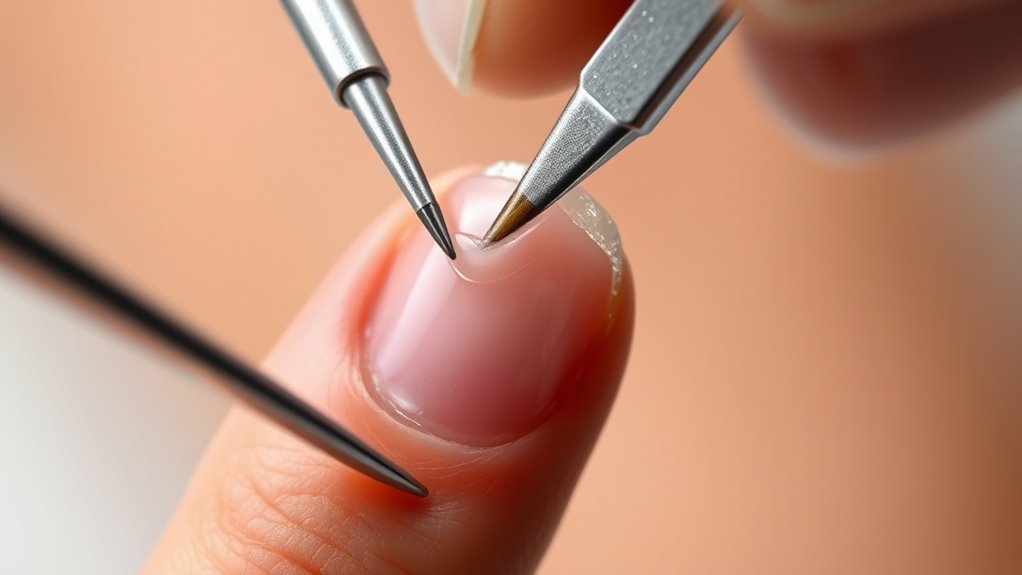 gel nail repair technique