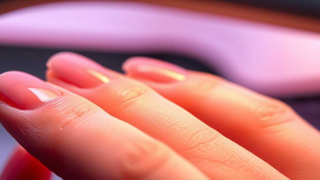 gel polish issues during curing