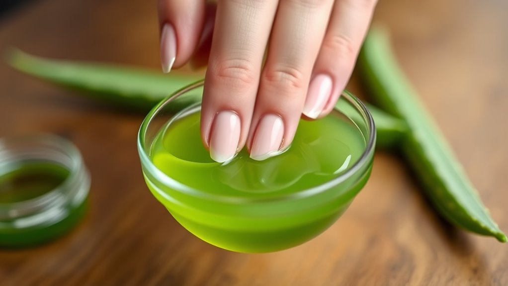 gentle aloe vera removal