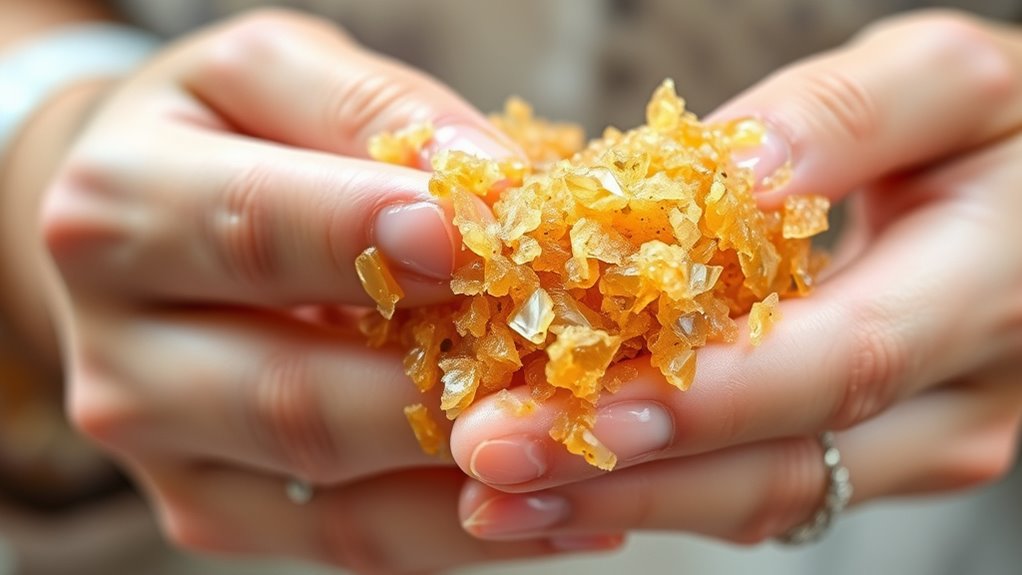 gentle exfoliation for nails