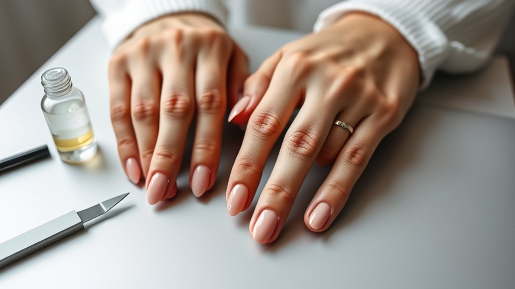 gentle nail care routine