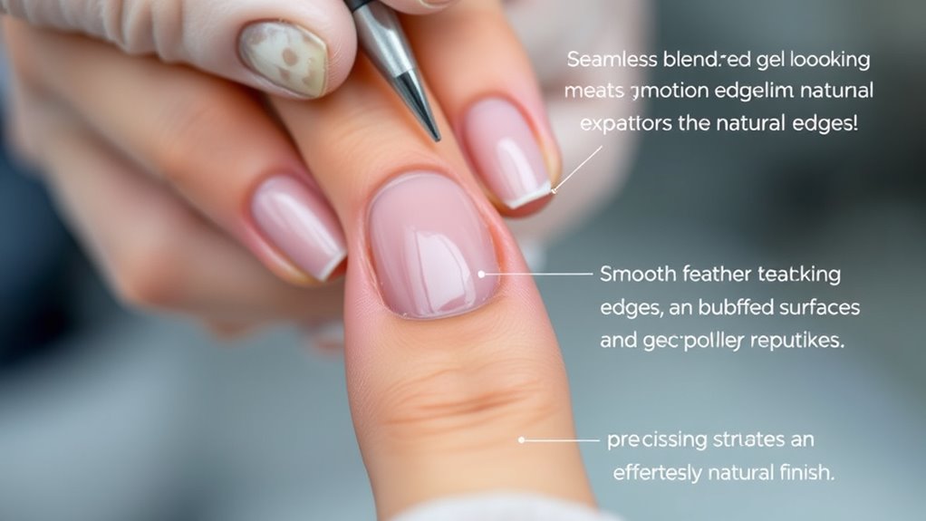 gentle shaping and buffing