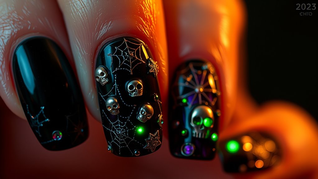 halloween nail art ideas