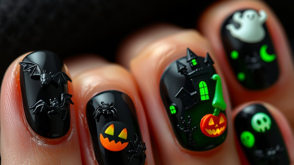 haunted creatures and motifs