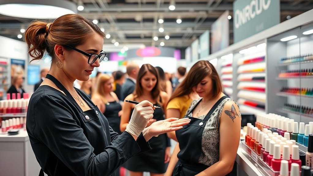 highlight unique nail art