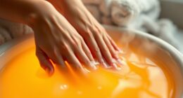 home spa hand treatment