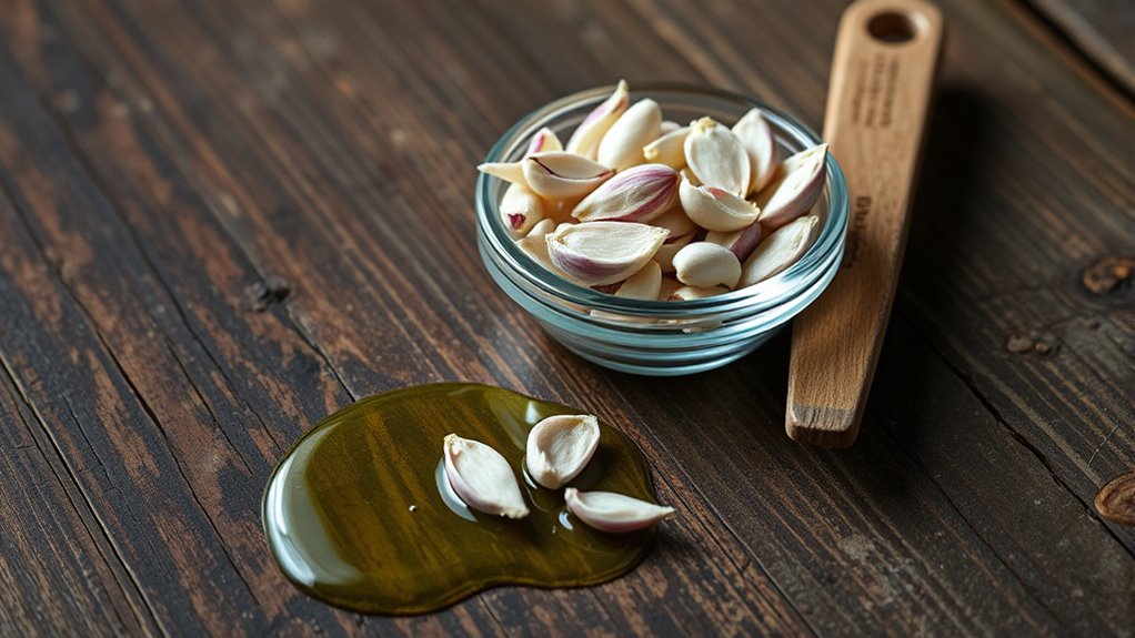 homemade garlic nail treatment