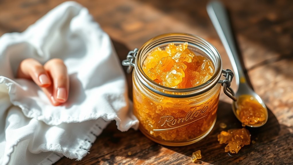 homemade sugar oil scrub