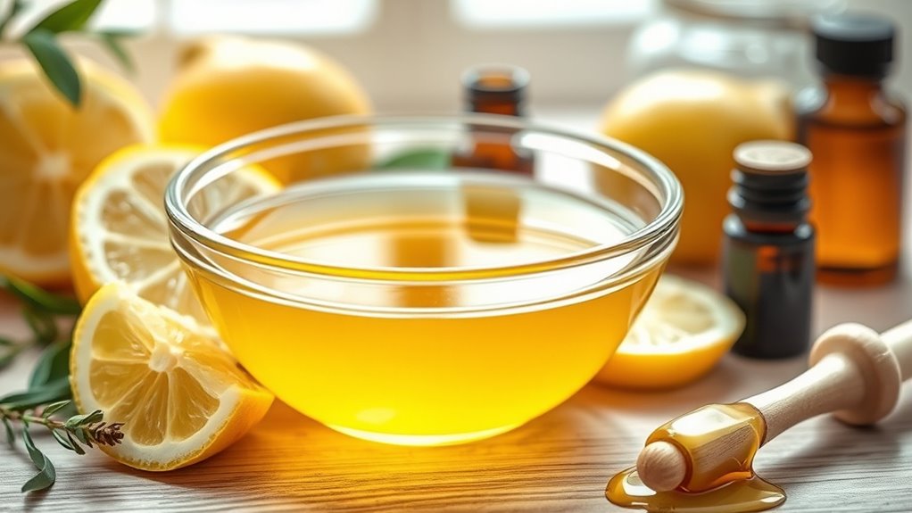 honey olive oil nails