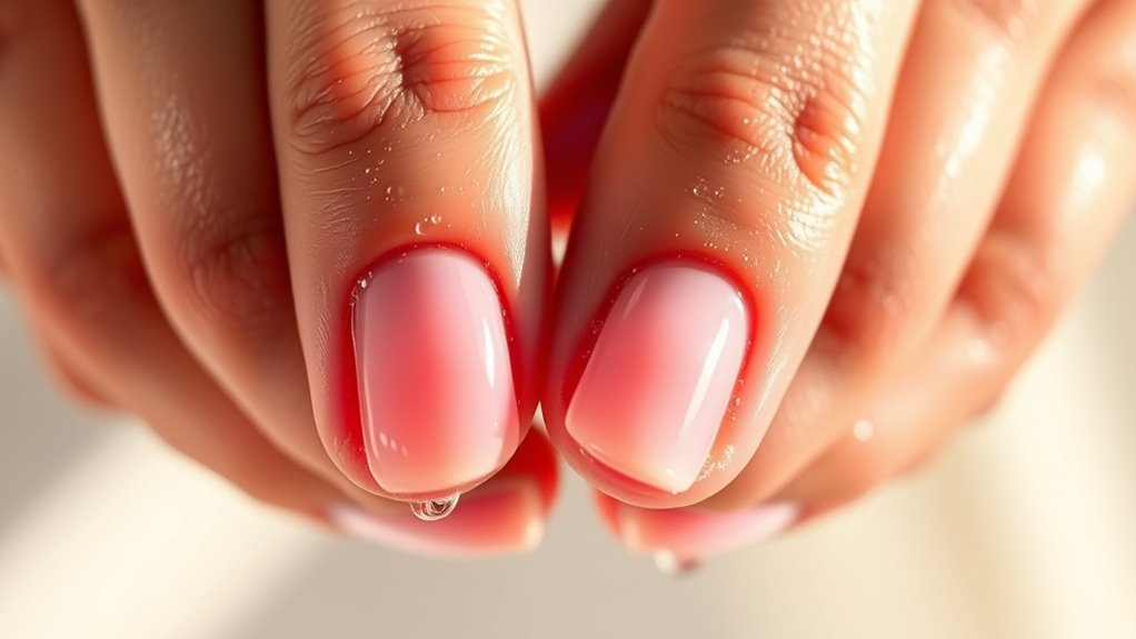 hydration promotes healthy nail growth
