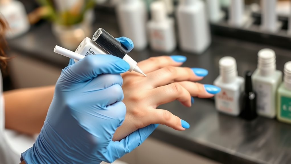 identify nail product allergens