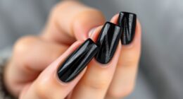 magnetic cat eye nail art