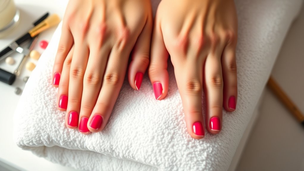 maintain clean healthy nails