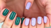 mismatched nail design tips
