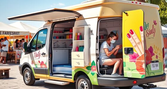 mobile nail salon startup