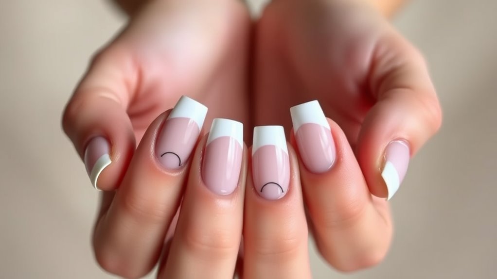 modern minimalist nail design