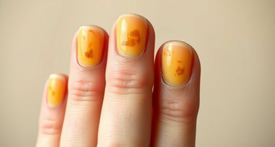 nail discoloration causes and