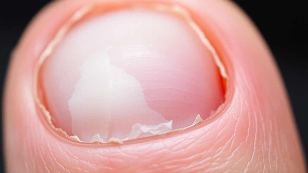 nail lifting causes management