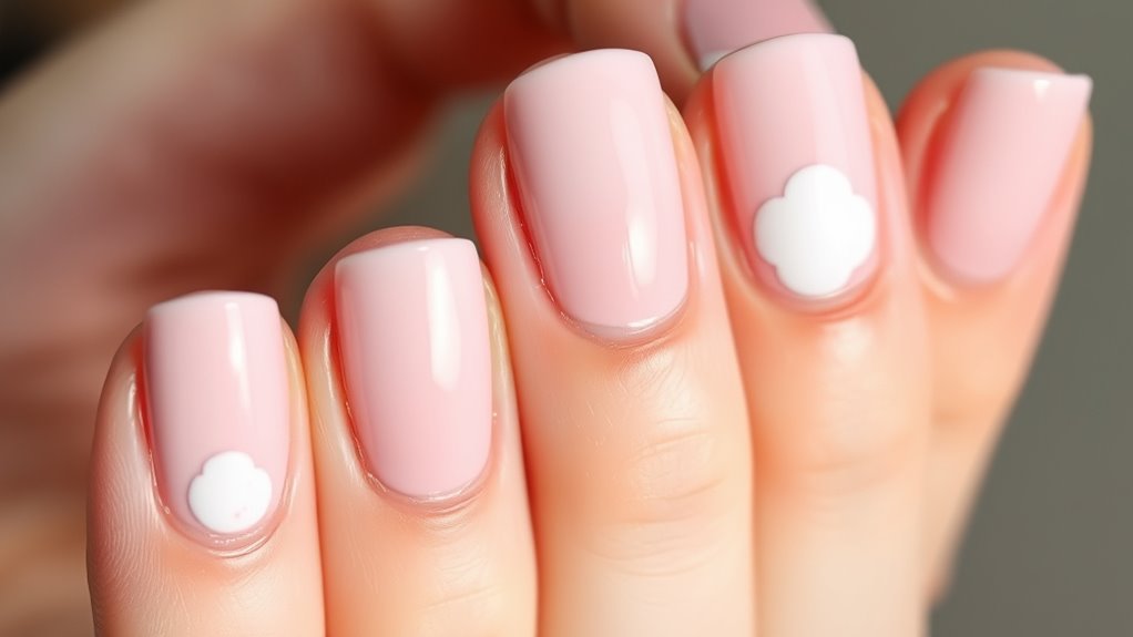 nail polish white patches