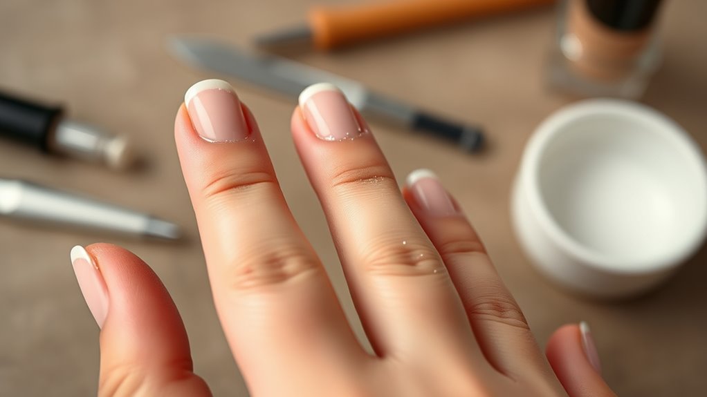 nail prep for adhesion