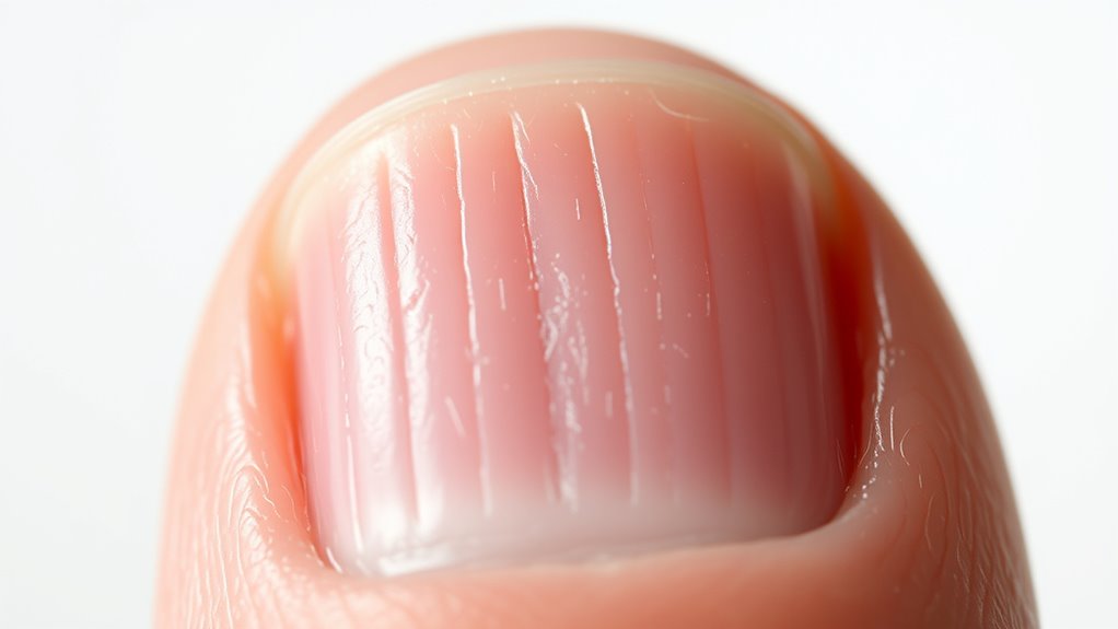 nail ridges from deficiencies