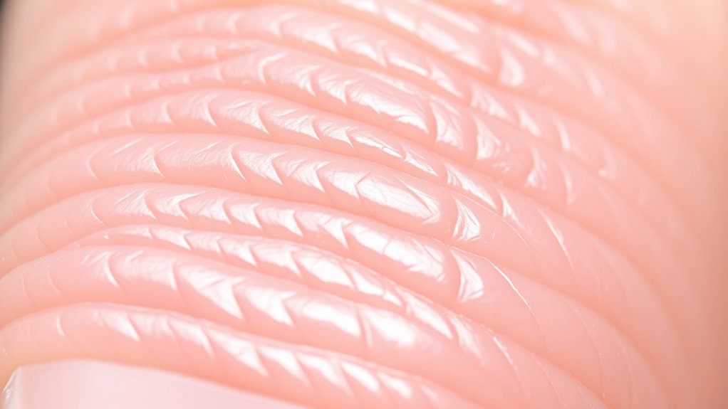 nail ridges indicate health