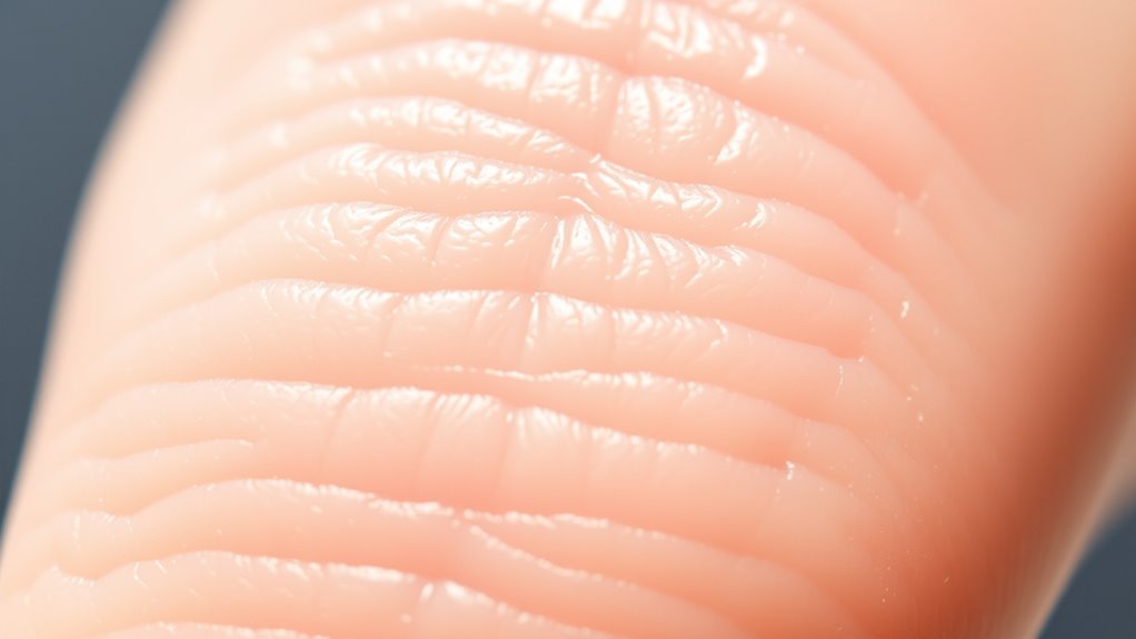 nail ridges indicate health