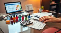 nail tech income budgeting
