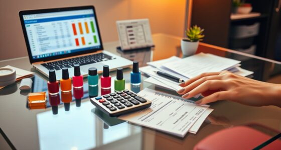 nail tech income budgeting
