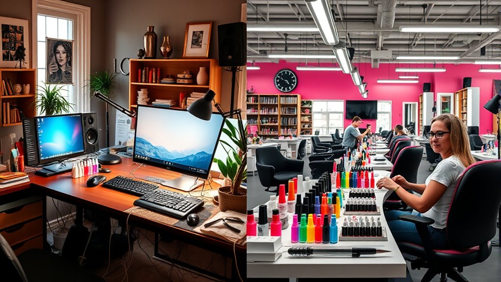 nail tech work options