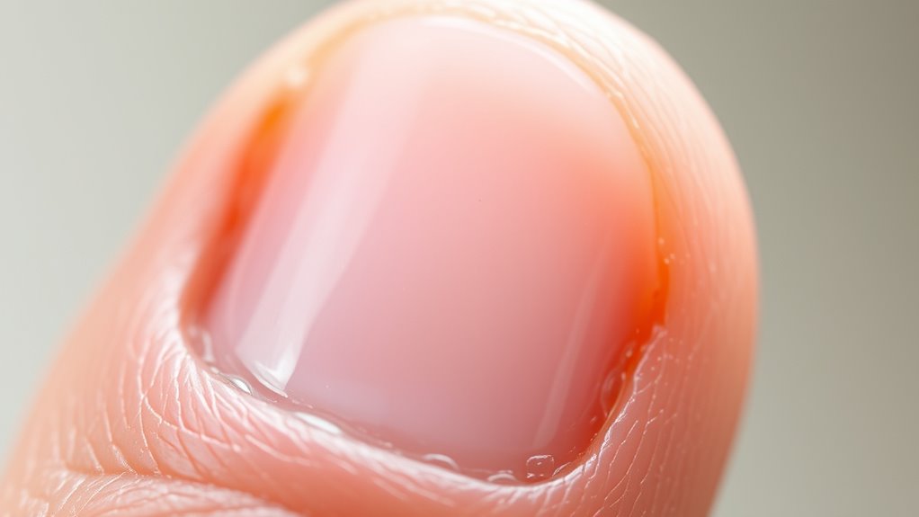 nail trauma causes ridges