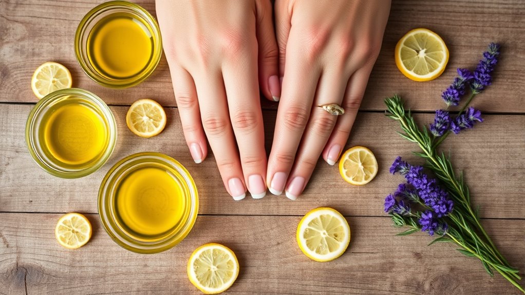 natural oils nourish nails