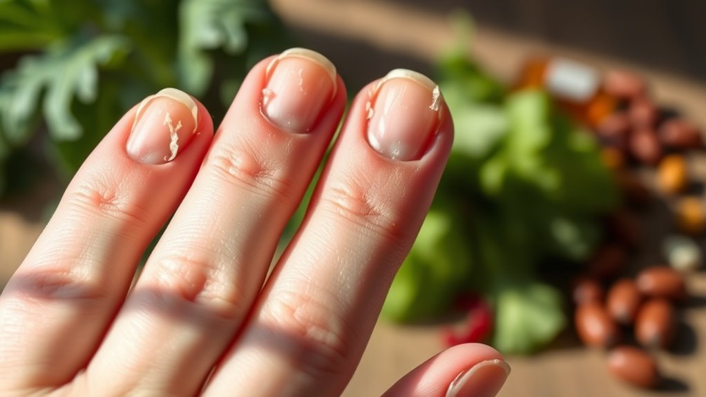 nutrient deficiencies affect nails