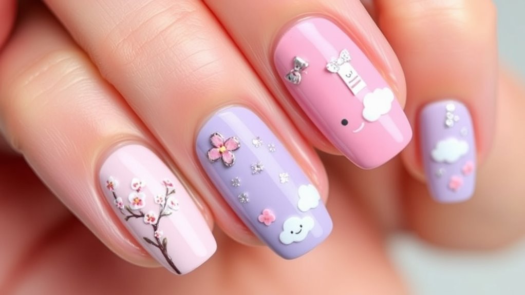 personalized kawaii nail art