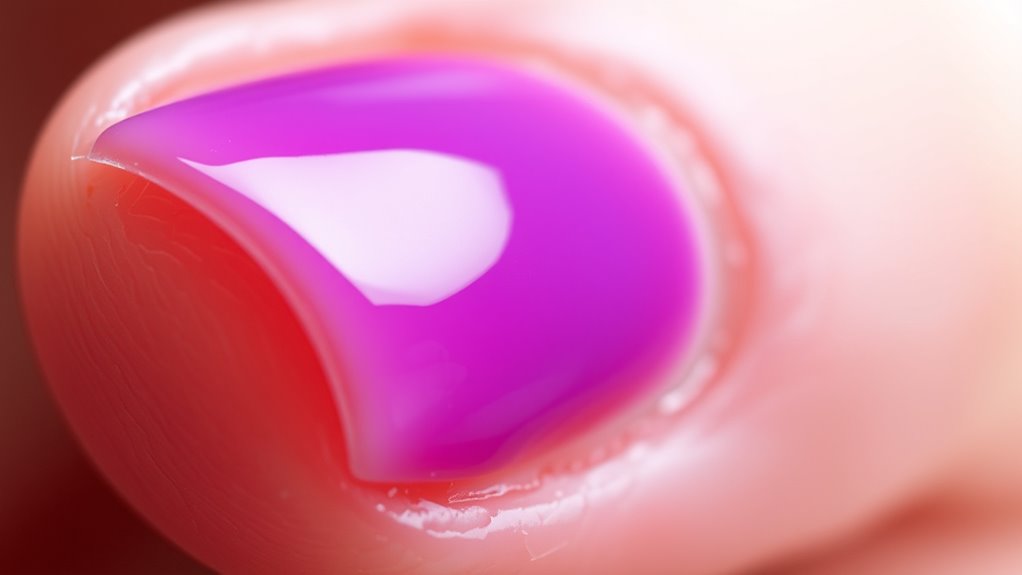 polish edges pull back