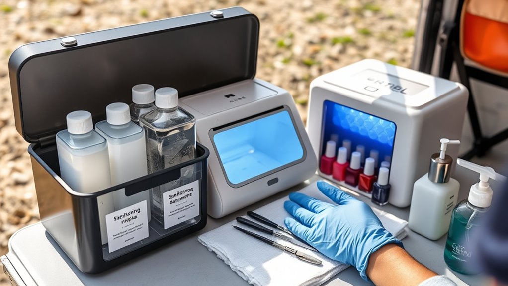 portable hygiene essentials selection