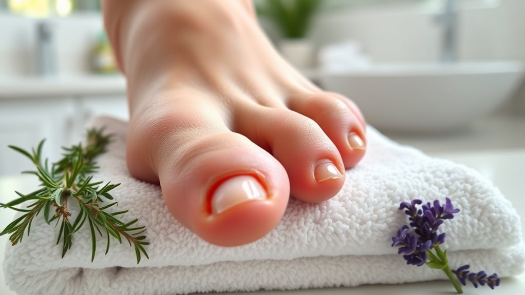 practice proper foot hygiene