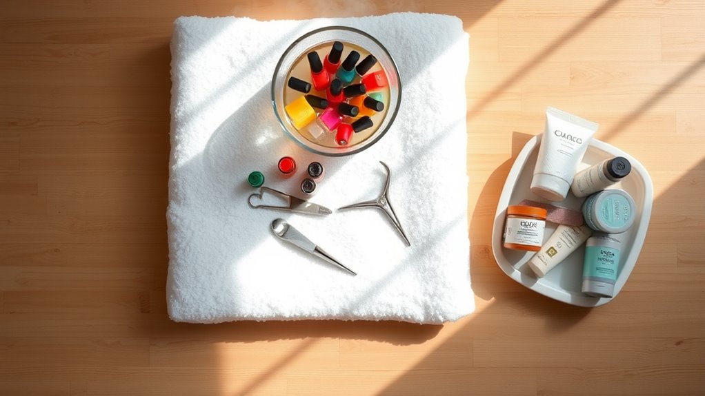 prepare supplies and space