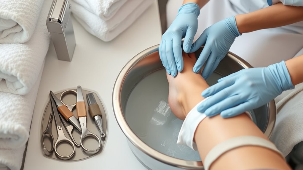 promote proper nail hygiene