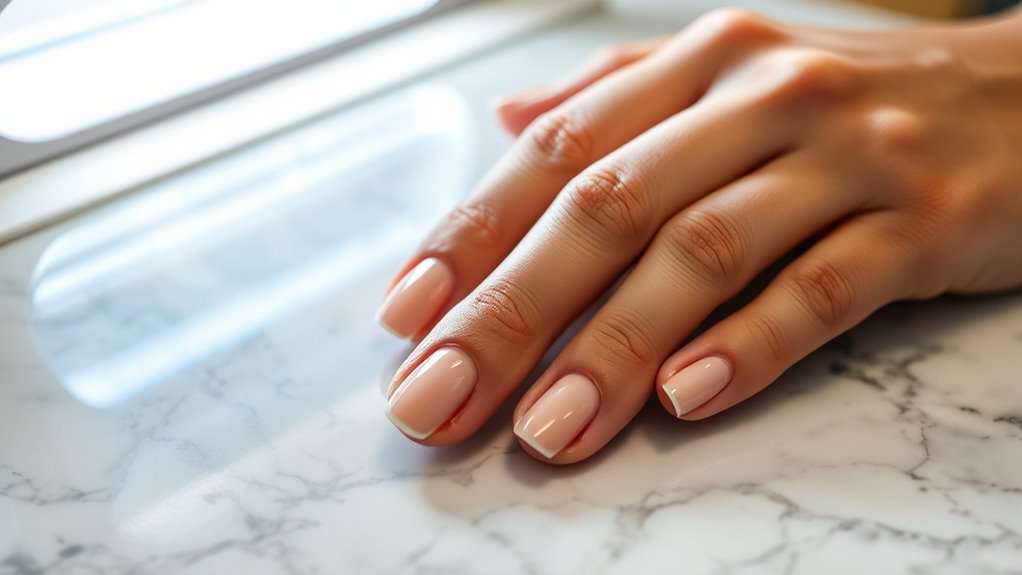 proper curing lamp setup